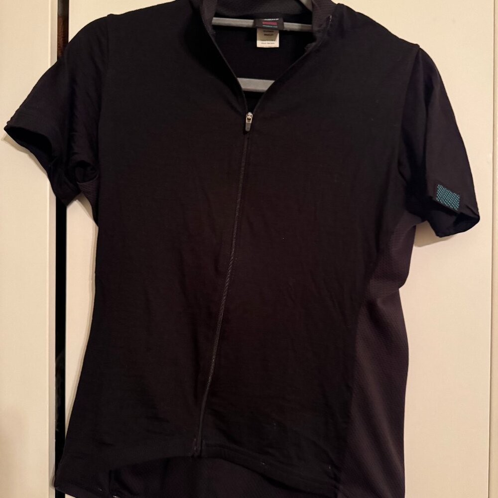 ORNOT Full Zip Short Sleeve Wool Cycling Jersey Womens Medium